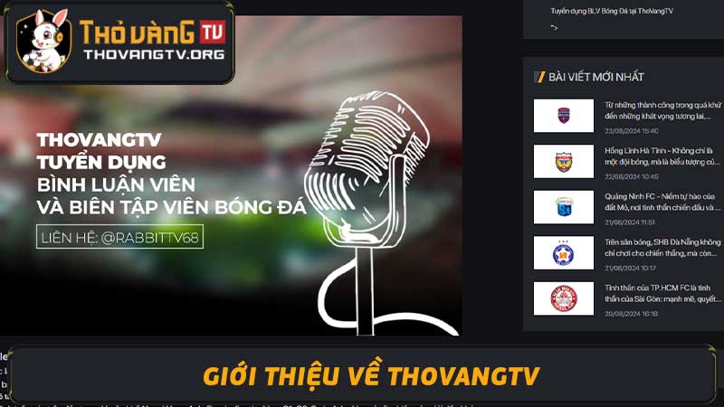 Thovangtv - Nơi Cung Cấp Link Bóng Đá Trực Tiếp Chất Lượng