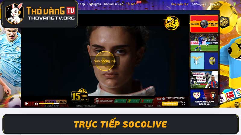 Trực Tiếp Socolive Bóng Đá Siêu Mượt Truc Tiep Socolive