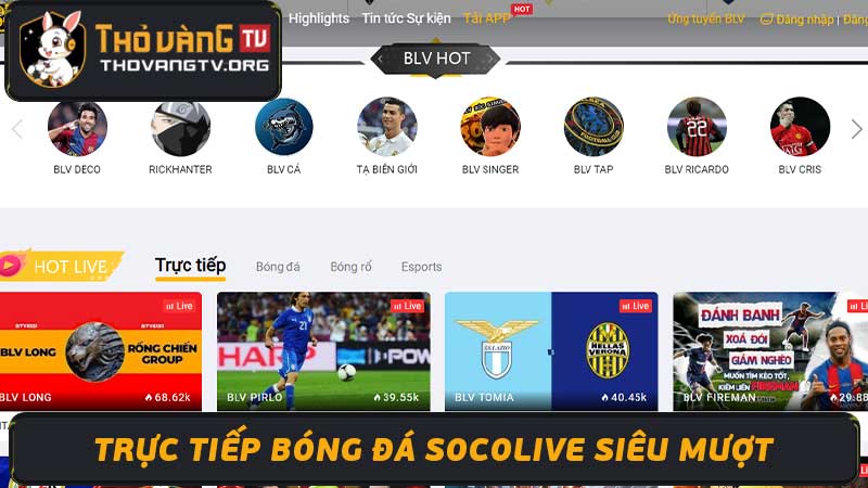 Trực Tiếp Socolive Bóng Đá Siêu Mượt Truc Tiep Socolive